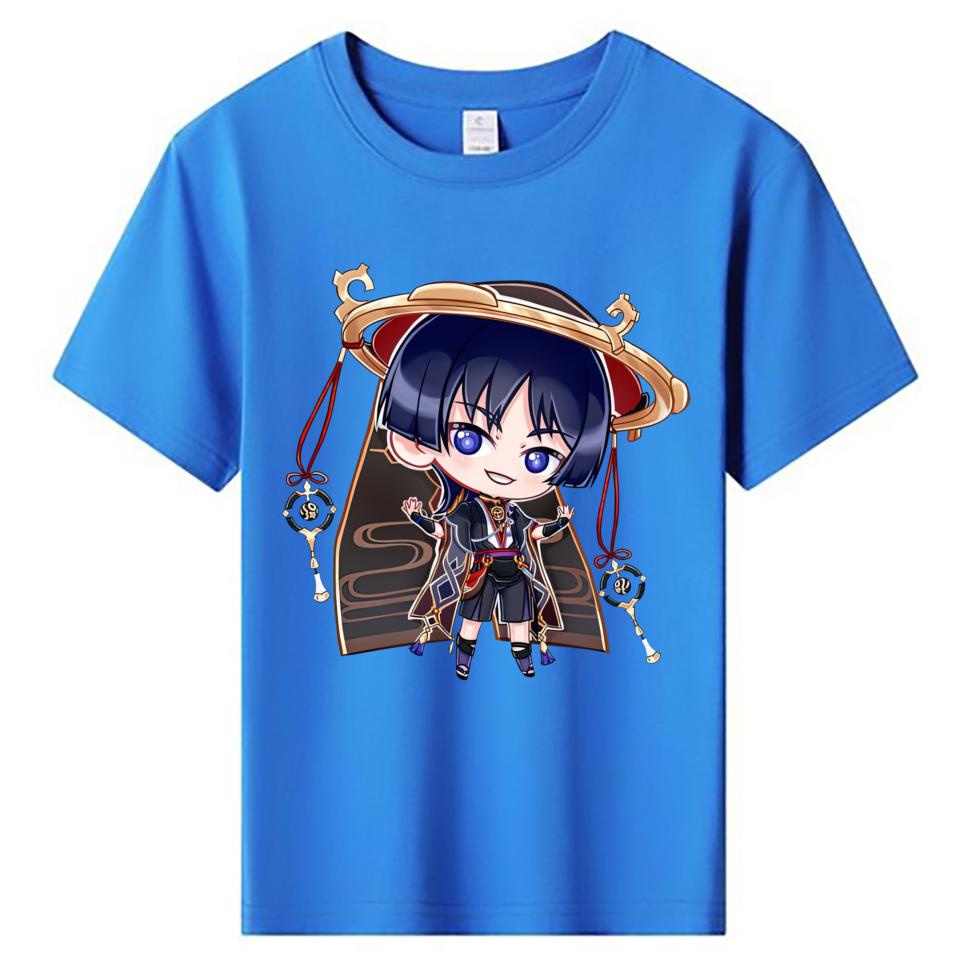げんし神 さんペい genshin Sanpei 綿100％キッズTシャツ（フロントプリント）
